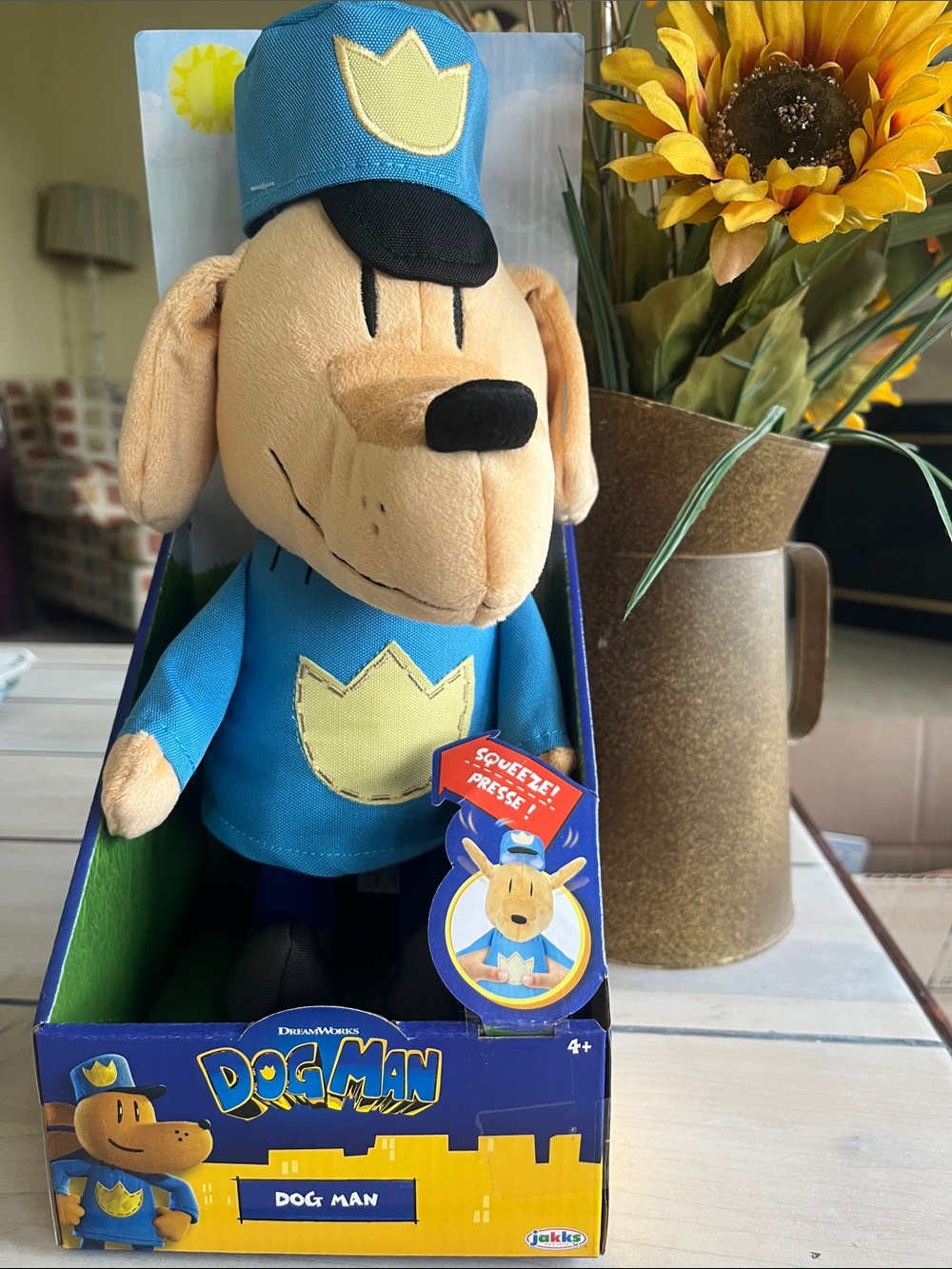 Dog Man “Tooting” Plush Stuffed Animal